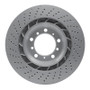 DFC 16-23 Porsche 718 Cayman Right Rear Drilled Hi-Carbon Alloy Geomet Coated Rotor