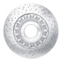 DFC 15-17 Porsche 911 Right Front Drilled Hi-Carbon Alloy Geomet Coated Rotor