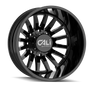 Cali Off-Road 9110D Summit Dually 20x8.25 / 8x210 BP / -232mm Offset / 154.2mm Hub Gloss Black Wheel