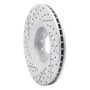 R1 03-11 Cadillac Bls (Mexico) Front Right Drilled & Slotted Geo-Carbon Rotor