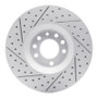 R1 03-11 Cadillac Bls (Mexico) Front Right Drilled & Slotted Geo-Carbon Rotor