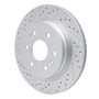 R1 19-26 Cadillac Escalade Rear Left Drilled & Slotted Geo-Carbon Rotor