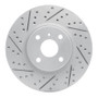 R1 16-25 Mazda MX-5 Miata Front Left Drilled & Slotted Geo-Carbon Rotor
