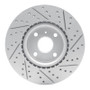 R1 16-25 Mazda MX-5 Miata Front Left Drilled & Slotted Geo-Carbon Rotor