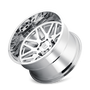 Cali Off-Road 9115 Invader 20x10 / 8x165.1 BP / -25mm Offset / 125.2mm Hub Chrome Wheel