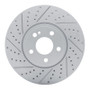 R1 19-26 Mercedes-Benz A220 Front Left Drilled & Slotted Geo-Carbon Rotor
