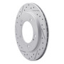 R1 99-04 Chevrolet Tracker Front Left Drilled & Slotted Geo-Carbon Rotor