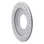 R1 99-04 Chevrolet Tracker Front Left Drilled & Slotted Geo-Carbon Rotor