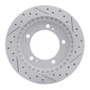 R1 99-04 Chevrolet Tracker Front Left Drilled & Slotted Geo-Carbon Rotor