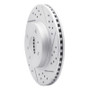R1 06-19 Scion IQ Front Right Drilled & Slotted Geo-Carbon Rotor