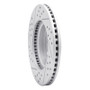 R1 06-19 Scion IQ Front Right Drilled & Slotted Geo-Carbon Rotor