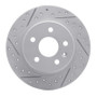 R1 16-23 Chevrolet Bolt Ev Rear Left Drilled & Slotted Geo-Carbon Rotor