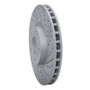 R1 14-19 Chevrolet Corvette Front Right Drilled & Slotted Geo-Carbon Rotor