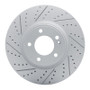 R1 19-25 Mercedes-Benz G550 Front Left Drilled & Slotted Geo-Carbon Rotor