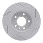 R1 11-19 Buick Verano Rear Left Drilled & Slotted Geo-Carbon Rotor