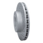 R1 03-18 Porsche Cayenne Right Front Drilled & Slotted Geo-Carbon Rotor