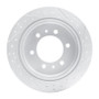 R1 19-25 Freightliner Sprinter 1500 Rear Left Drilled & Slotted Geo-Carbon Rotor