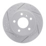 R1 04-16 Buick Lacrosse Rear Right Drilled & Slotted Geo-Carbon Rotor