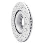 R1 06-13 Audi S3 (Mexico) Front Right Drilled & Slotted Geo-Carbon Rotor