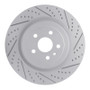 R1 09-24 Cadillac Cts Rear Right Drilled & Slotted Geo-Carbon Rotor