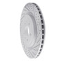 R1 09-24 Cadillac Cts Rear Right Drilled & Slotted Geo-Carbon Rotor