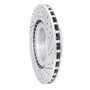 R1 14-19 Fiat 500L Front Left Drilled & Slotted Geo-Carbon Rotor