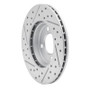 R1 86-8 Volkswagen Derby (Mexico) Front Right Drilled & Slotted Geo-Carbon Rotor