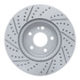 R1 16-23 Mercedes-Benz Glc300 Rear Right Drilled & Slotted Geo-Carbon Rotor