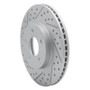 R1 07-10 Chevrolet Cobalt Front Left Drilled & Slotted Geo-Carbon Rotor