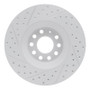 R1 98-09 Audi A4 (USA/Canada) Front Right Drilled & Slotted Geo-Carbon Rotor
