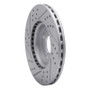 R1 09-19 Dodge Vision (Mexico) Front Right Drilled & Slotted Geo-Carbon Rotor