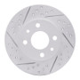 R1 09-19 Dodge Vision (Mexico) Front Left Drilled & Slotted Geo-Carbon Rotor