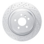 R1 12-18 Mercedes-Benz Gle350 Rear Left Drilled & Slotted Geo-Carbon Rotor