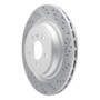 R1 12-19 Mercedes-Benz Gle43 AMG Rear Right Drilled & Slotted Geo-Carbon Rotor