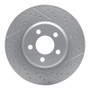 R1 97-05 Chevrolet Malibu Front Right Drilled & Slotted Geo-Carbon Rotor