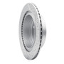 R1 02-25 Infiniti G35 Rear Left Drilled & Slotted Geo-Carbon Rotor