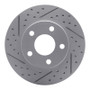 R1 90-97 Buick Lesabre Front Left Drilled & Slotted Geo-Carbon Rotor
