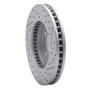 R1 90-97 Buick Lesabre Front Left Drilled & Slotted Geo-Carbon Rotor