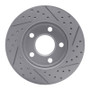 R1 90-97 Buick Lesabre Front Left Drilled & Slotted Geo-Carbon Rotor