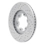 R1 98-04 Infiniti QX4 Front Right Drilled & Slotted Geo-Carbon Rotor