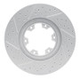 R1 98-04 Infiniti QX4 Front Right Drilled & Slotted Geo-Carbon Rotor