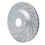 R1 88-96 Chevrolet Corvette Right Front Drilled & Slotted Geo-Carbon Rotor