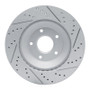 R1 88-96 Chevrolet Corvette Right Front Drilled & Slotted Geo-Carbon Rotor