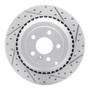 R1 06-12 Mercedes-Benz Ml450 Rear Right Drilled & Slotted Geo-Carbon Rotor