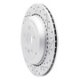 R1 06-12 Mercedes-Benz Ml450 Rear Right Drilled & Slotted Geo-Carbon Rotor