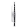 R1 06-12 Mercedes-Benz Ml450 Rear Right Drilled & Slotted Geo-Carbon Rotor
