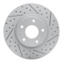R1 13-25 Nissan Altima Front Right Drilled & Slotted Geo-Carbon Rotor