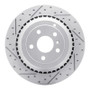 R1 06-12 Mercedes-Benz R500 Rear Left Drilled & Slotted Geo-Carbon Rotor