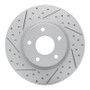R1 13-25 Nissan Altima Front Left Drilled & Slotted Geo-Carbon Rotor