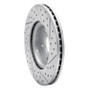 R1 13-25 Nissan Altima Front Left Drilled & Slotted Geo-Carbon Rotor